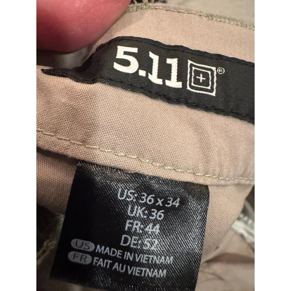 5.11 Tactical Men's Pants in Khaki, Size 36/34 (T1)